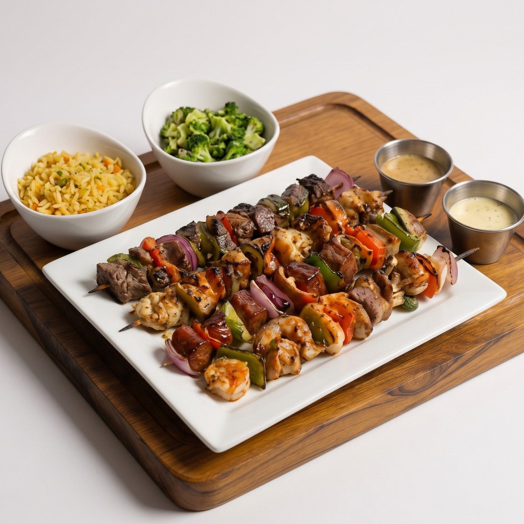 Bavarian Skewer Platter.