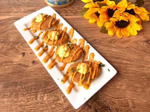 Gebraten Deviled Eggs.